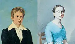 Die Kinder Wilhelm Albrecht und Albertine