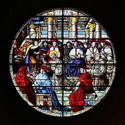 Rundfenster in San Francesco von Marcillat