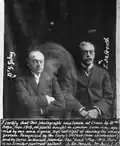 William Hopes Fotografie von Gustav Geley und Stanley De Brath, 1919.