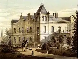 Rittergut Suckow an der Plöne um 1860, Sammlung Duncker