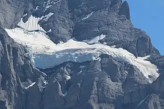 Gutzgletscher in der Nordwand des Wetterhorns