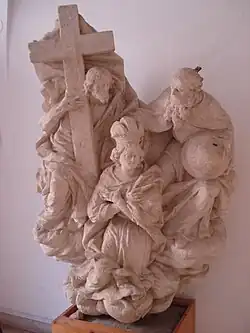 Figurengruppe „Maria Krönung“ aus Sandstein