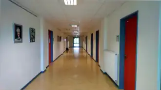 Zweite Etage des ehemaligen Containergebäudes