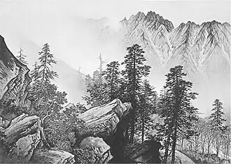 Kawai Gyokudō: Landschaft