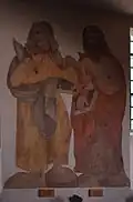 Wandmalerei (Matthäus und Simon)
