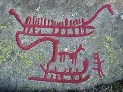 Felsritzungen von Herrebro