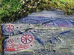 Felsritzungen von Herrebro