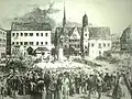 100. Todestag G. F. Händels mit Enthüllung des Denkmals, am 1.&nbsp;Juli 1859