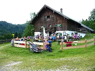 Almhütte der Höllenbachalm