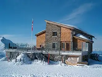 Hörnlihütte, Südansicht (bis 2024)