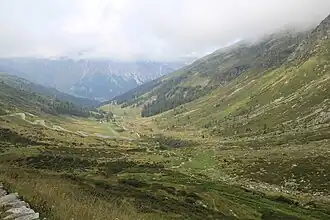 Oberlauf im Talkessel auf der Nordseite des Splügenpasses
