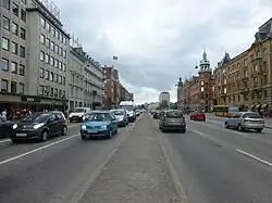 Hauptverkehrszeit auf dem H.C. Andersens Boulevard