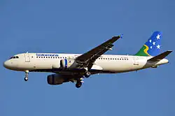 Airbus A320-200 der Solomon Airlines