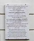 Gedenktafel für J. Chr. Reil an seinem Wohnhaus Große Ulrichstraße 36, Halle (Saale)