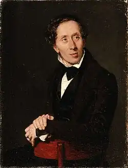 Hans Christian Andersen, 1836 von C. A. Jensen