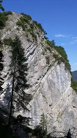 Nordostabbruch am Hausgrabenkopf