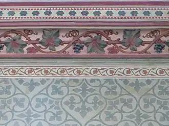 Restaurierte Dekormalerei, 2014