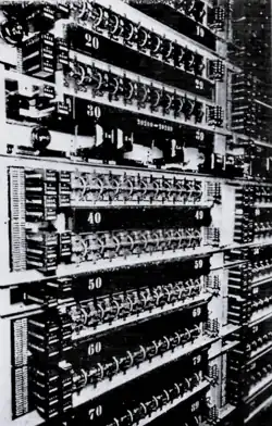 Automatische Vorwähler, rechts Gesprächszähler