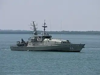 HMAS Albany im Jahr 2010