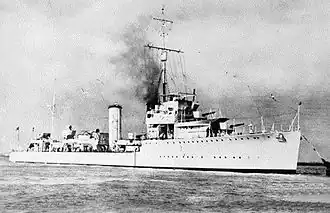 HMAS Stuart 1938