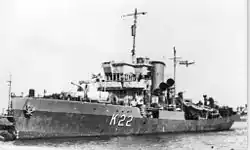 Die HMS Gloxinia (K22)