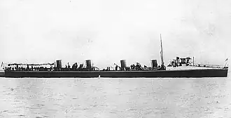 HMS Virago aus der ersten Serie der Laird 30-knotter