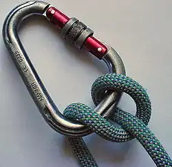 HMS-Karabiner mit Halbmastwurf