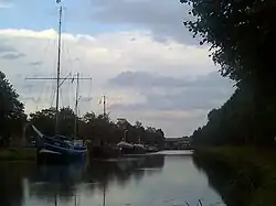 Haren-Rütenbrock-Kanal in Haren mit Schleuse 1