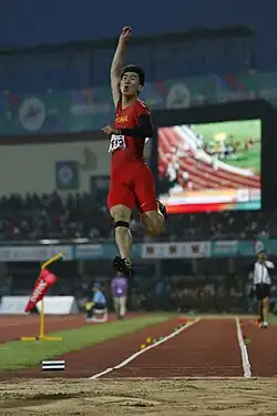 Huang Changzhou – ausgeschieden mit 7,75&nbsp;m