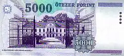 5000 Forint Rückseite