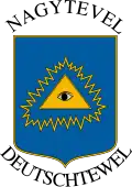 Wappen von Nagytevel, Ungarn