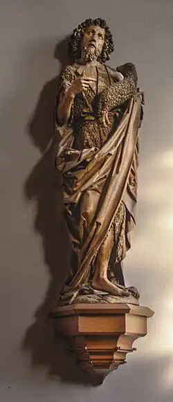 Johannes der Täufer, um 1490, Pfarrkirche St. Kilian, Haßfurt