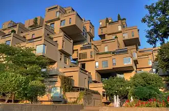 Geometrie: Das Design des Habitat 67 basiert auf Quadern.