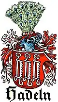 Wappen derer von Hadeln von Otto Hupp