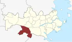 Lage des Kirchspiels Bevtoft in der Haderslev Kommune