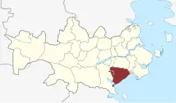 Lage des Vilstrup Sogn in der Haderslev Kommune