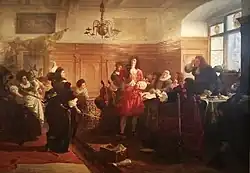 Barbara Künkelin vor der Schorndorfer Ratsversammlung