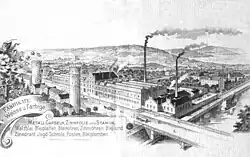 Darstellung des Unternehmens auf einem Briefkopf, 1897