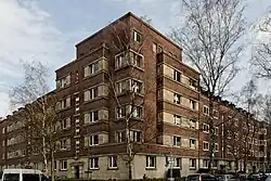 Ecktrakt an der Straßeneinmündung Windscheidstraße/Harlesstraße