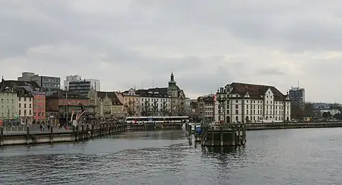 Rorschacher Hafen mit Kornhaus
