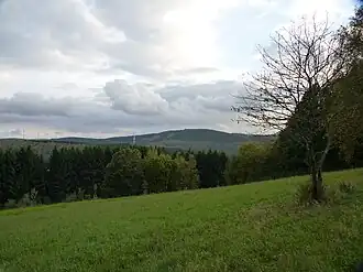 Blick vom Sterndill zum Haferhain