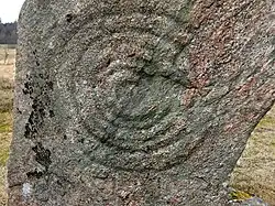 Felsritzung auf Hagbards Galgen