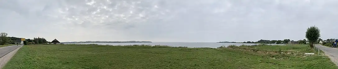 Panoramabild Hagensche Wiek von Alt Reddevitz aus