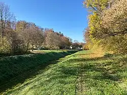 Haintal­graben (2022), Blick nach Westen