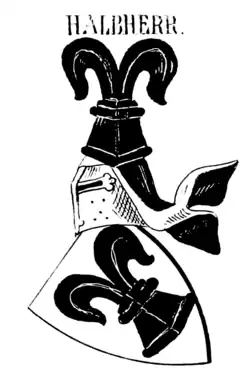 Wappen der Halbherr in Johann Siebmachers Wappenbuch