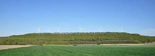 Blick auf die Halde Nierchen von Westen