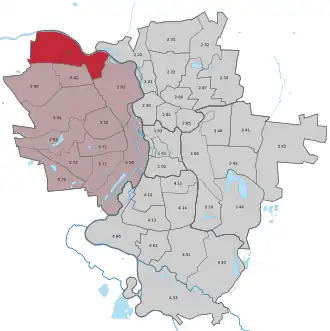 Lage des Stadtteils Lettin (Halle) in Halle (Saale) (anklickbare Karte)