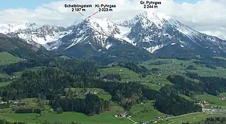 Großer Pyhrgas vom Wurbauerkogel in Windischgarsten