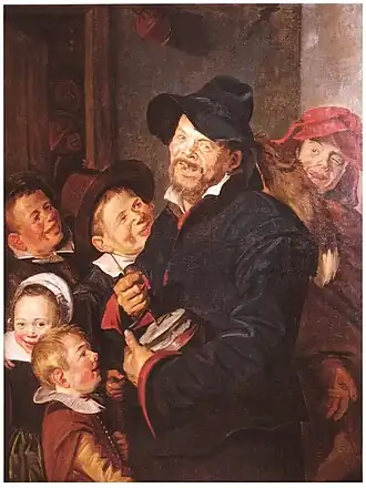 Der Rommelpotspieler mit fünf Kindern (1618–1622)