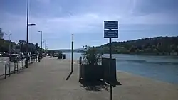 Rhone in Vienne, knapp 30&nbsp;km südlich von Lyon